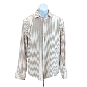 Men’s Camiciamoci‎ Striped Button Up Dress Shirt